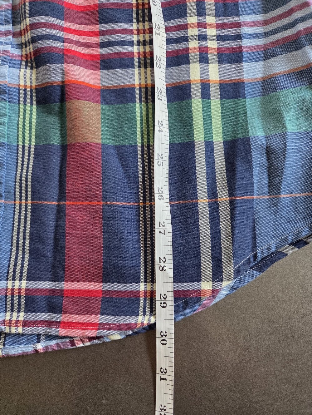 Polo Ralph Lauren Men's Classic Fit Plaid Oxford Shirt Size Medium NWT Preppy - Picture 9 of 12